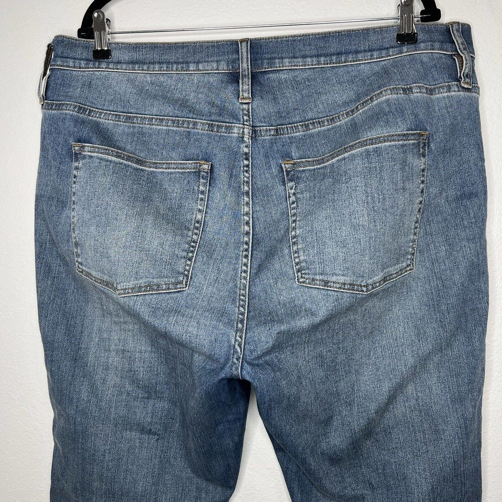 J. Crew 9" Vintage Slim-Straight Jeans in Blue Vista Wash Denim BH765 Sz 34 - Picture 9 of 16